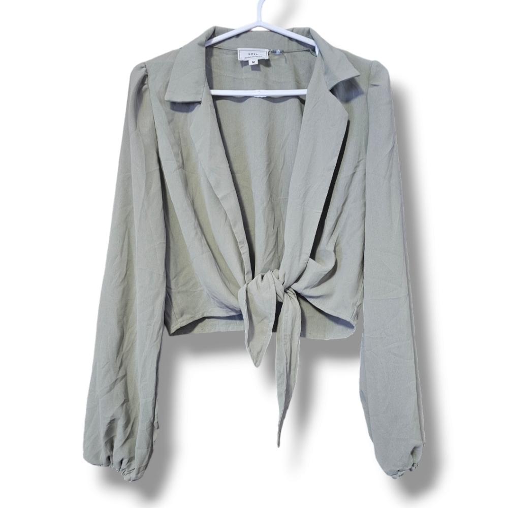 HAVE Tie Front Wrap Top